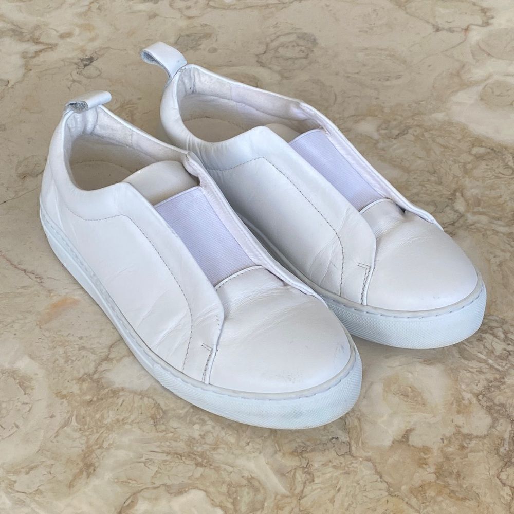 Kin Erennie Leather Slip On Trainers